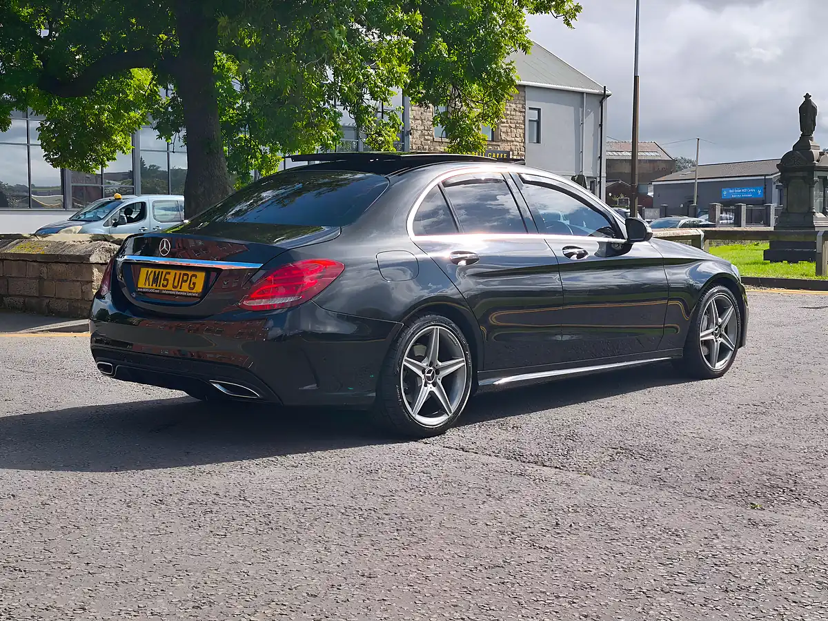 Used 2015 Mercedes-Benz C Class AMG Line (premium) Black - Interior and Exterior details 13