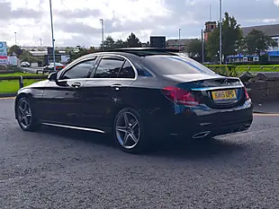Used 2015 Mercedes-Benz C Class AMG Line (premium) Black - Interior and Exterior details 15