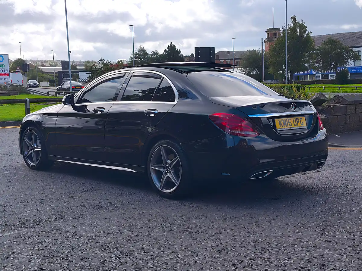 Used 2015 Mercedes-Benz C Class AMG Line (premium) Black - Interior and Exterior details 15