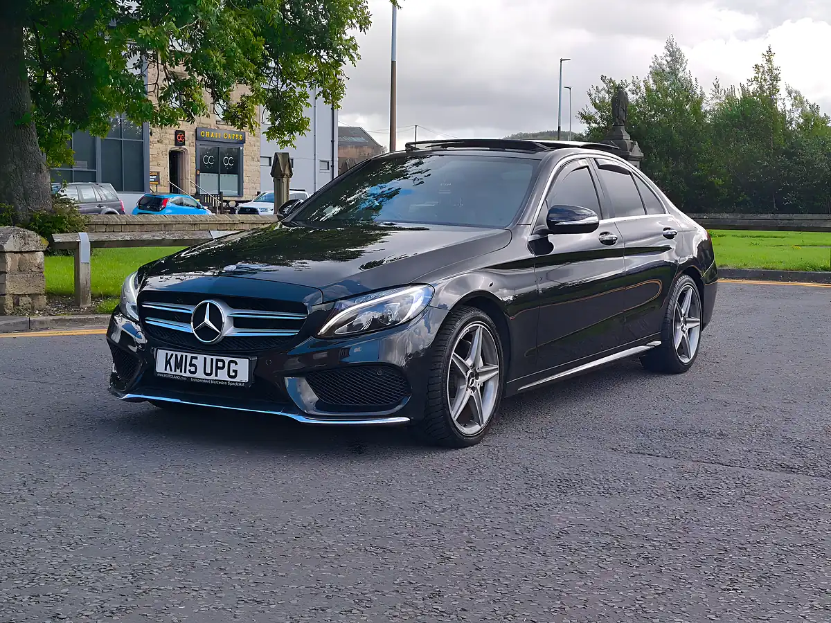 Used 2015 Mercedes-Benz C Class AMG Line (premium) Black - Interior and Exterior details 3