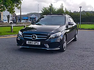 Used 2015 Mercedes-Benz C Class AMG Line (premium) Black - Interior and Exterior details 5