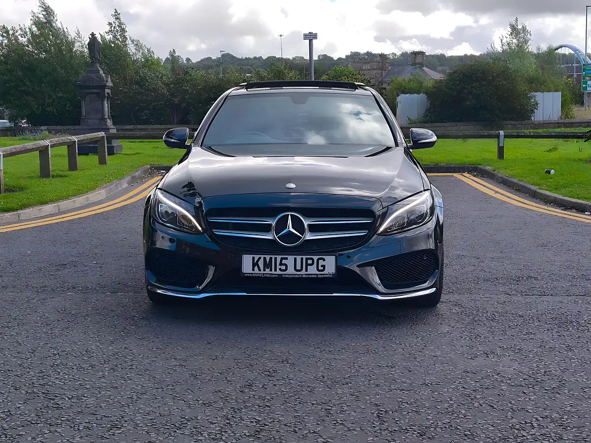 Used 2015 Mercedes-Benz C Class AMG Line (premium) Black - Interior and Exterior details 6