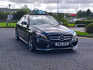 Used 2015 Mercedes-Benz C Class AMG Line (premium) Black - Interior and Exterior details 7