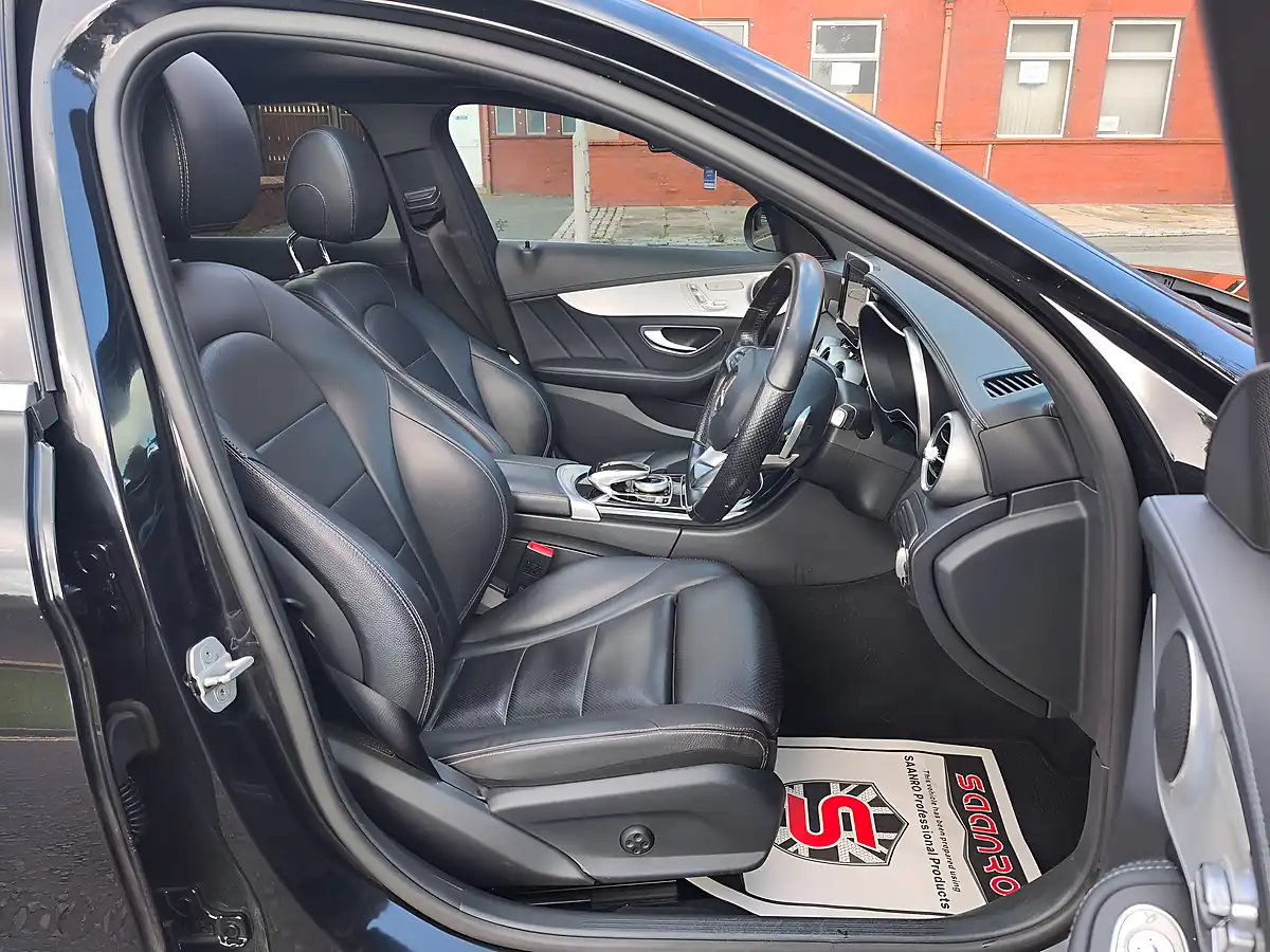 Used 2015 Mercedes-Benz C Class AMG Line (premium) Black - Interior and Exterior details 8