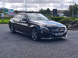 Used 2015 Mercedes-Benz C Class AMG Line (premium) Black - Interior and Exterior details 9