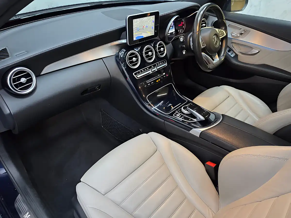 Used 2015 Mercedes-Benz C Class AMG Line (premium) Blue - Interior and Exterior details 17