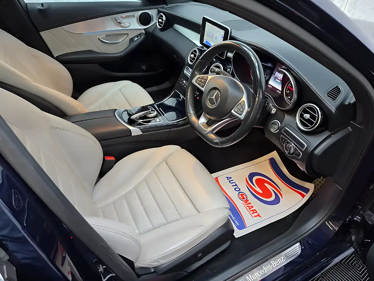 Used 2015 Mercedes-Benz C Class AMG Line (premium) Blue - Interior and Exterior details 19