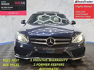 Used 2015 Mercedes-Benz C Class AMG Line (premium) Blue - Interior and Exterior details 2