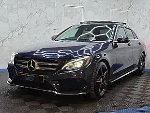 Used 2015 Mercedes-Benz C Class AMG Line (premium) Blue - Interior and Exterior details 4