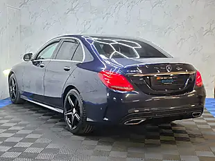 Used 2015 Mercedes-Benz C Class AMG Line (premium) Blue - Interior and Exterior details 7