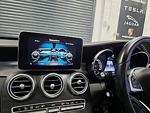 Used 2015 Mercedes-Benz C Class AMG Line (premium Plus) Black - Interior and Exterior details 12