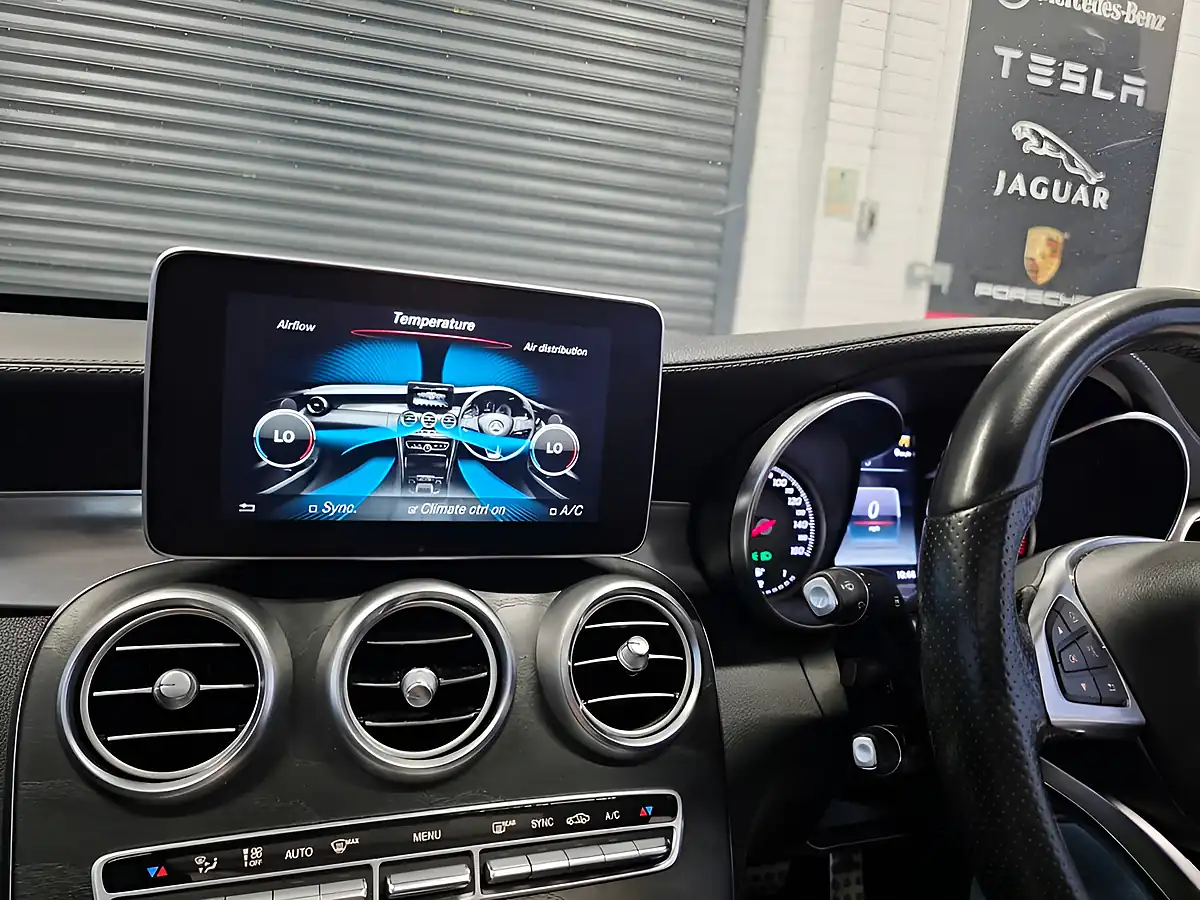 Used 2015 Mercedes-Benz C Class AMG Line (premium Plus) Black - Interior and Exterior details 12