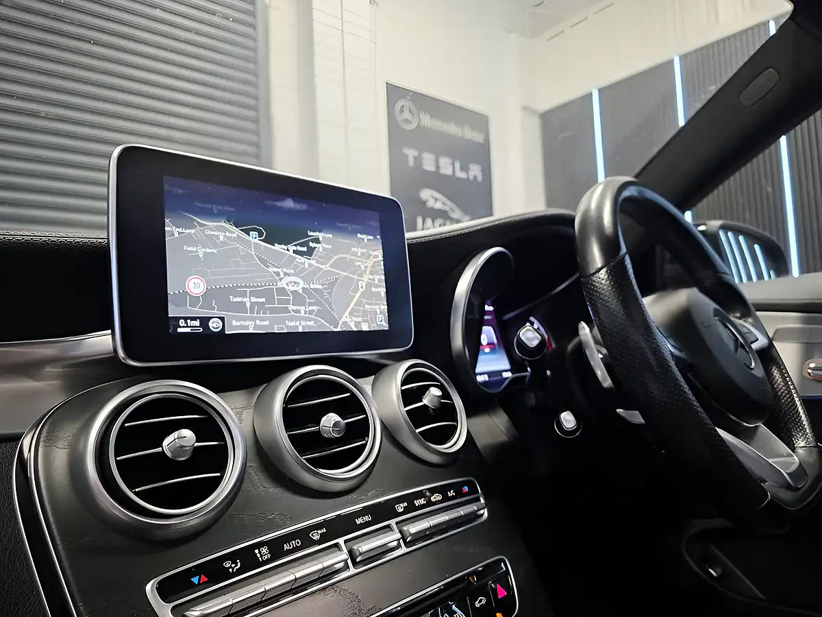 Used 2015 Mercedes-Benz C Class AMG Line (premium Plus) Black - Interior and Exterior details 13