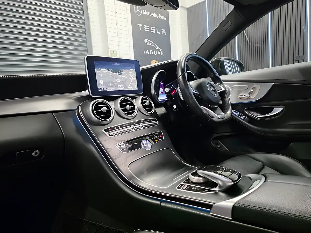 Used 2015 Mercedes-Benz C Class AMG Line (premium Plus) Black - Interior and Exterior details 15