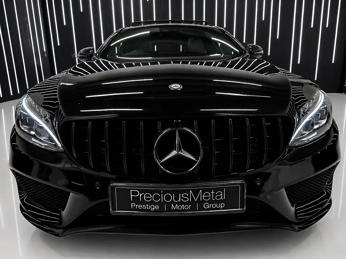 Used 2015 Mercedes-Benz C Class AMG Line (premium Plus) Black - Interior and Exterior details 6