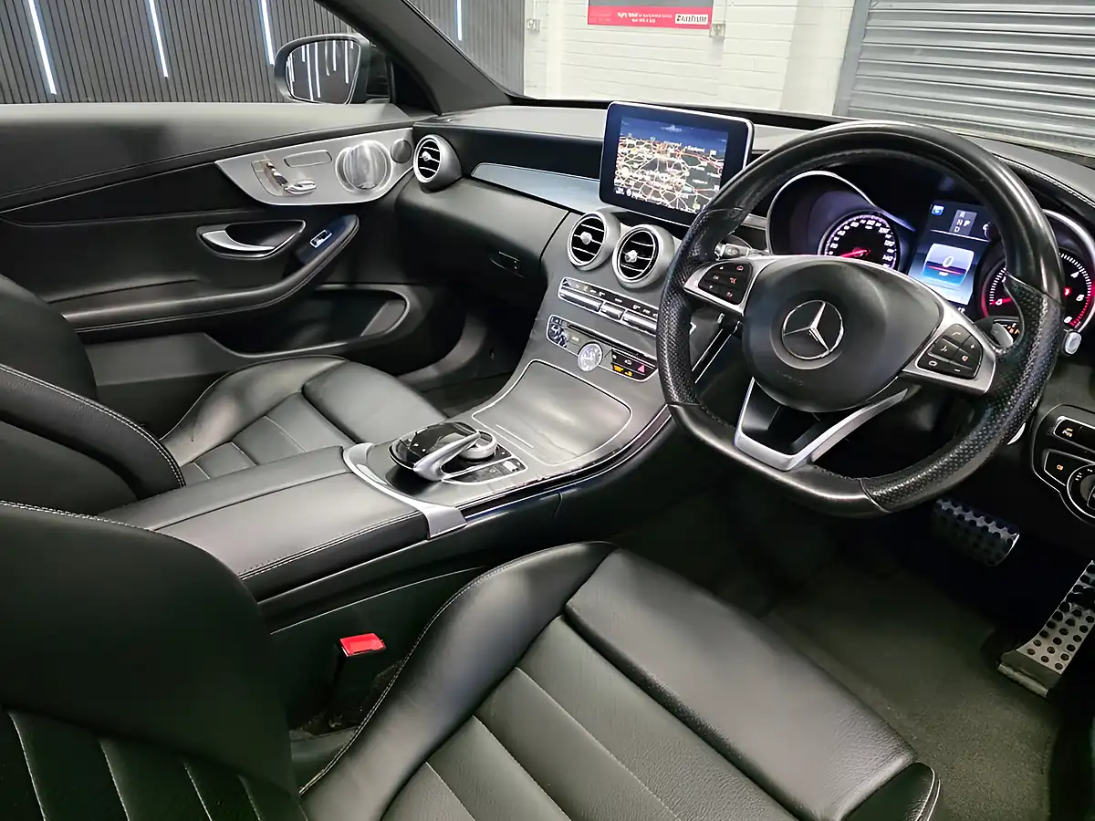 Used 2015 Mercedes-Benz C Class AMG Line (premium Plus) Black - Interior and Exterior details 7