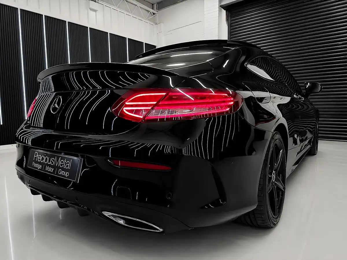 Used 2015 Mercedes-Benz C Class AMG Line (premium Plus) Black - Interior and Exterior details 9