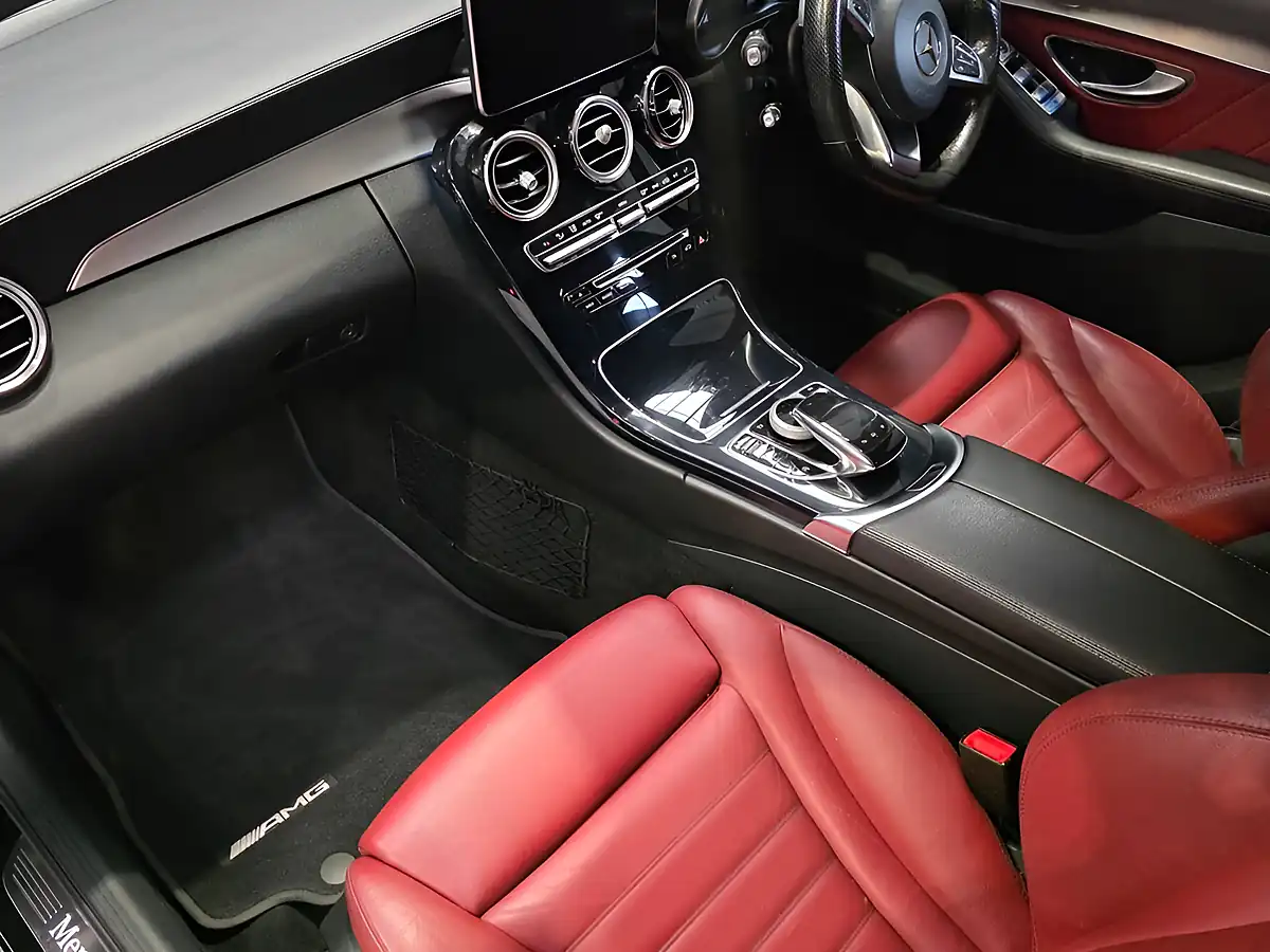 Used 2015 Mercedes-Benz C Class AMG Line Premium Plus Black - Interior and Exterior details 16