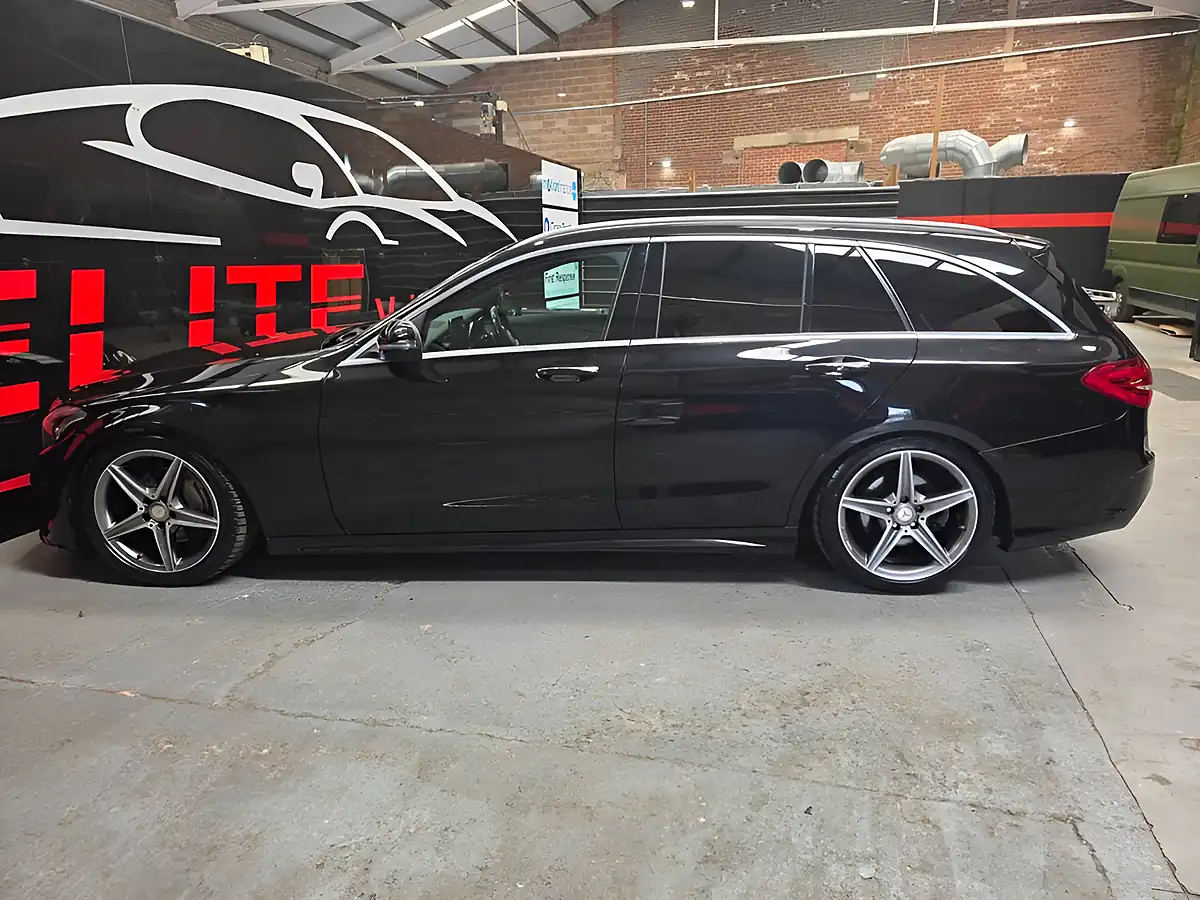 Used 2015 Mercedes-Benz C Class AMG Line Premium Plus Black - Interior and Exterior details 18