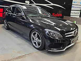 Used 2015 Mercedes-Benz C Class AMG Line Premium Plus Black - Interior and Exterior details 5