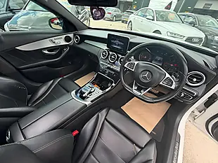 Used 2015 Mercedes-Benz C Class AMG Line (premium) White - Interior and Exterior details 13