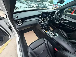 Used 2015 Mercedes-Benz C Class AMG Line (premium) White - Interior and Exterior details 14