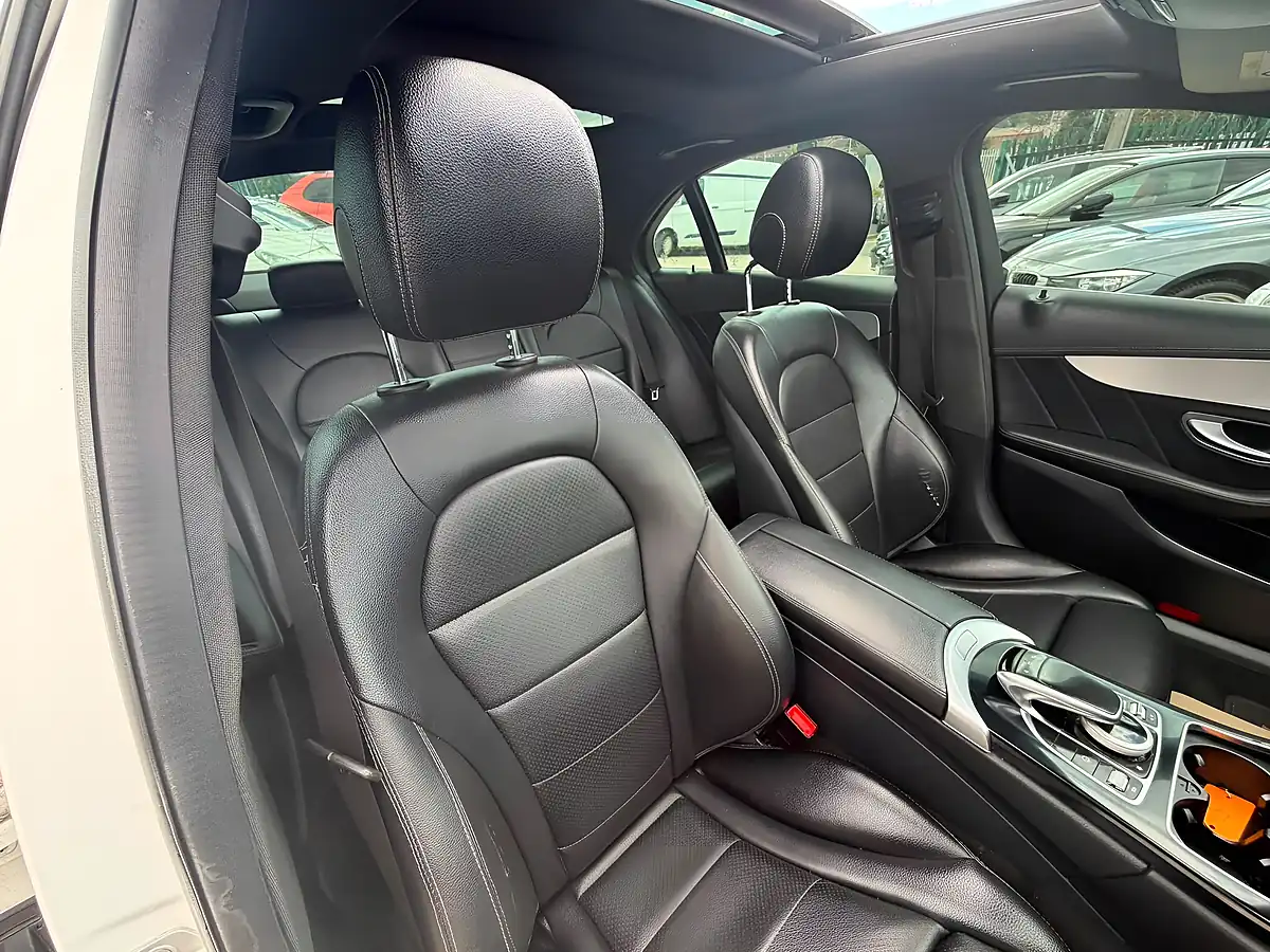 Used 2015 Mercedes-Benz C Class AMG Line (premium) White - Interior and Exterior details 15