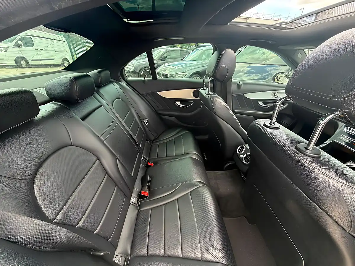 Used 2015 Mercedes-Benz C Class AMG Line (premium) White - Interior and Exterior details 17