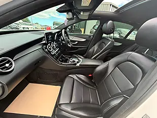 Used 2015 Mercedes-Benz C Class AMG Line (premium) White - Interior and Exterior details 19