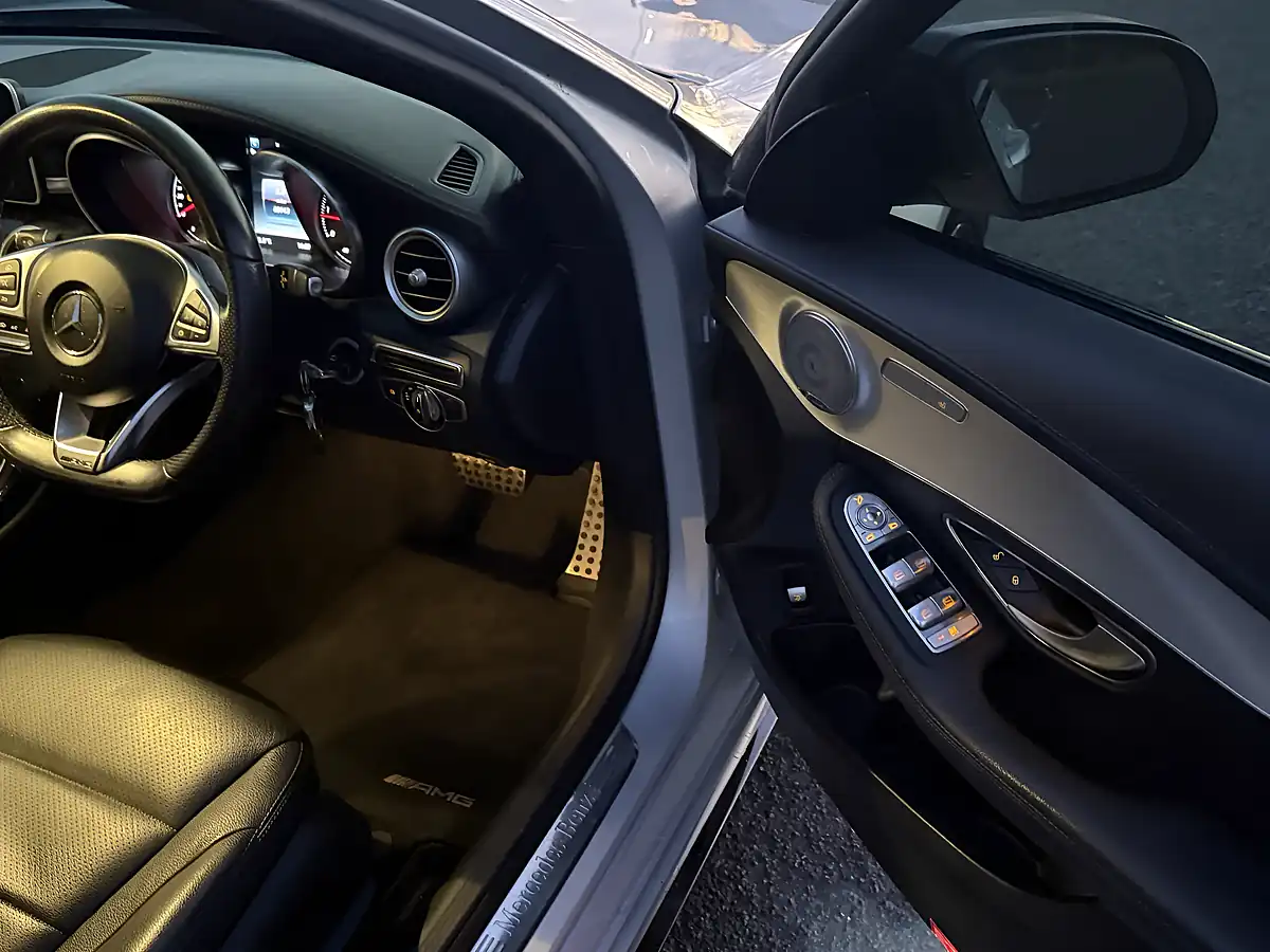 Used 2015 Mercedes-Benz C Class AMG Line Silver - Interior and Exterior details 12