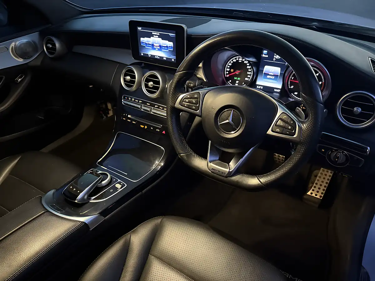 Used 2015 Mercedes-Benz C Class AMG Line Silver - Interior and Exterior details 15