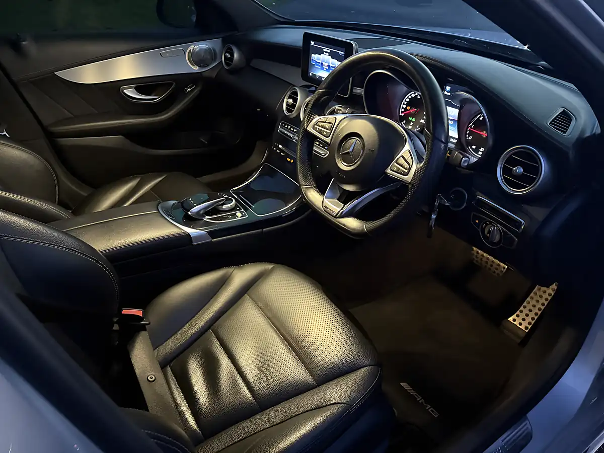 Used 2015 Mercedes-Benz C Class AMG Line Silver - Interior and Exterior details 17