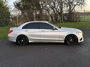 Used 2015 Mercedes-Benz C Class AMG Line Silver - Interior and Exterior details 2
