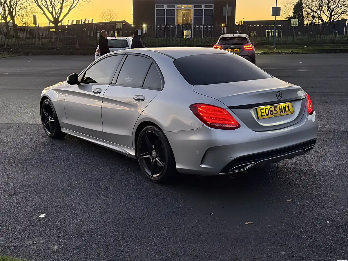 Used 2015 Mercedes-Benz C Class AMG Line Silver - Interior and Exterior details 3