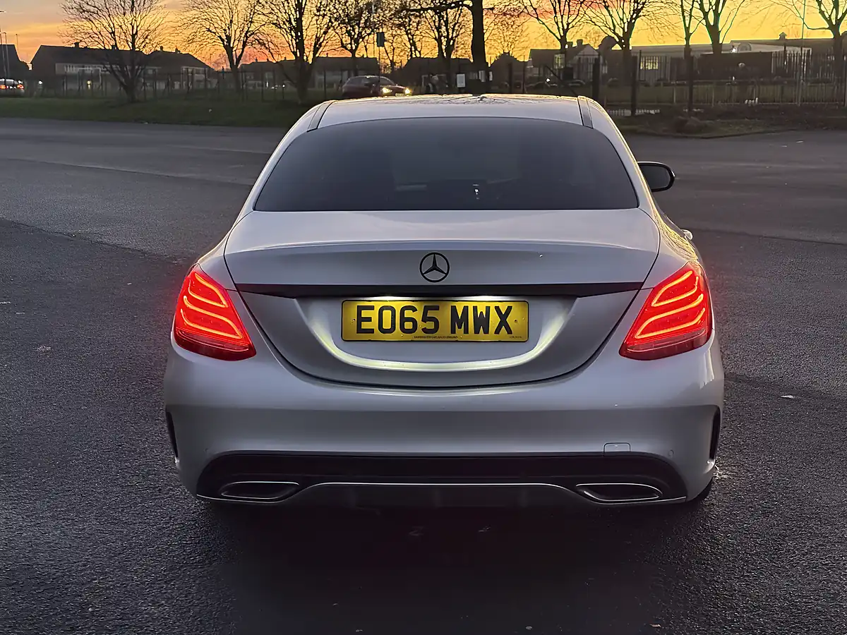 Used 2015 Mercedes-Benz C Class AMG Line Silver - Interior and Exterior details 4