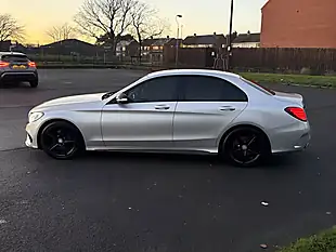 Used 2015 Mercedes-Benz C Class AMG Line Silver - Interior and Exterior details 6