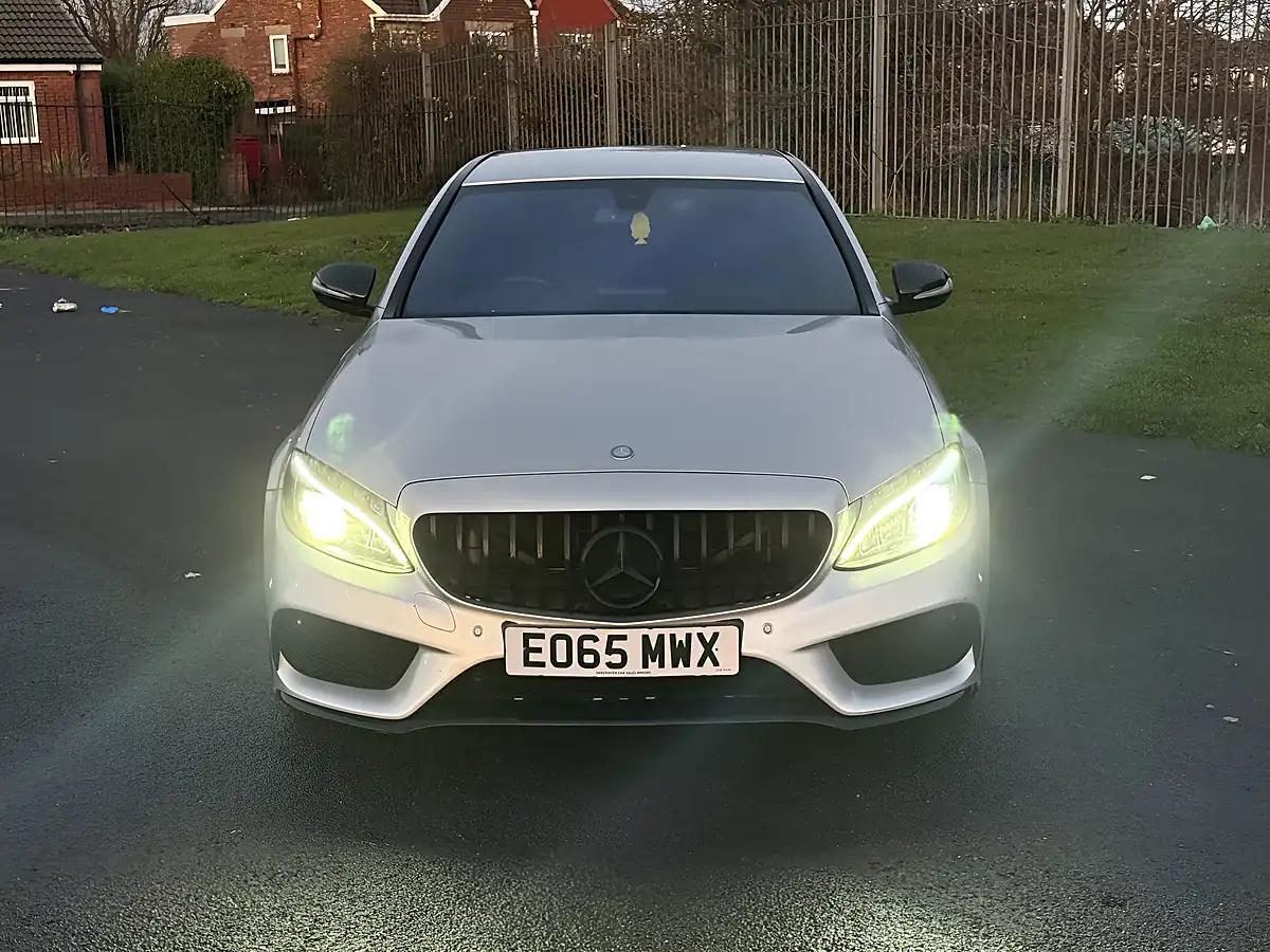 Used 2015 Mercedes-Benz C Class AMG Line Silver - Interior and Exterior details 8