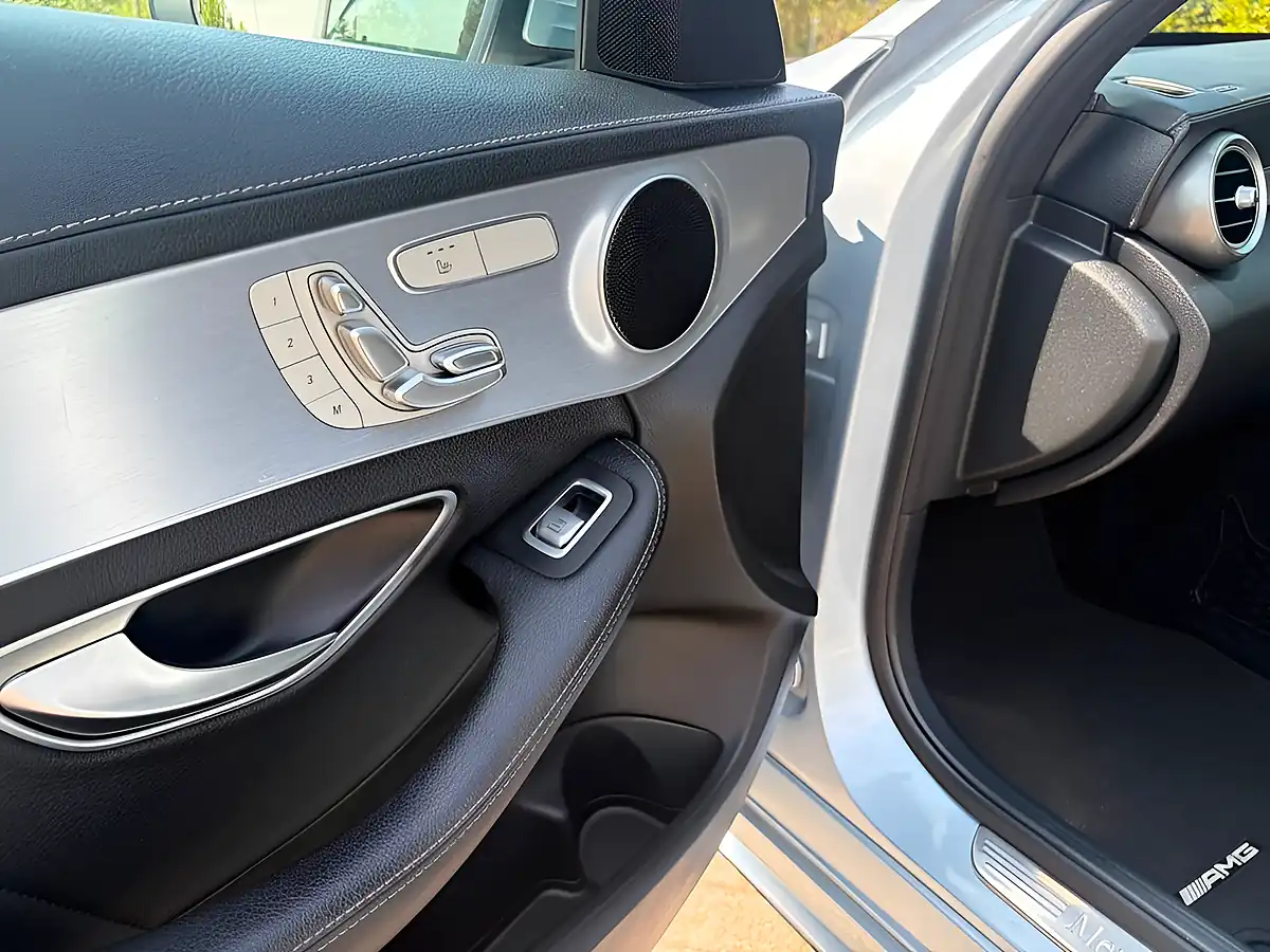 Used 2015 Mercedes-Benz C Class AMG Line Silver - Interior and Exterior details 15