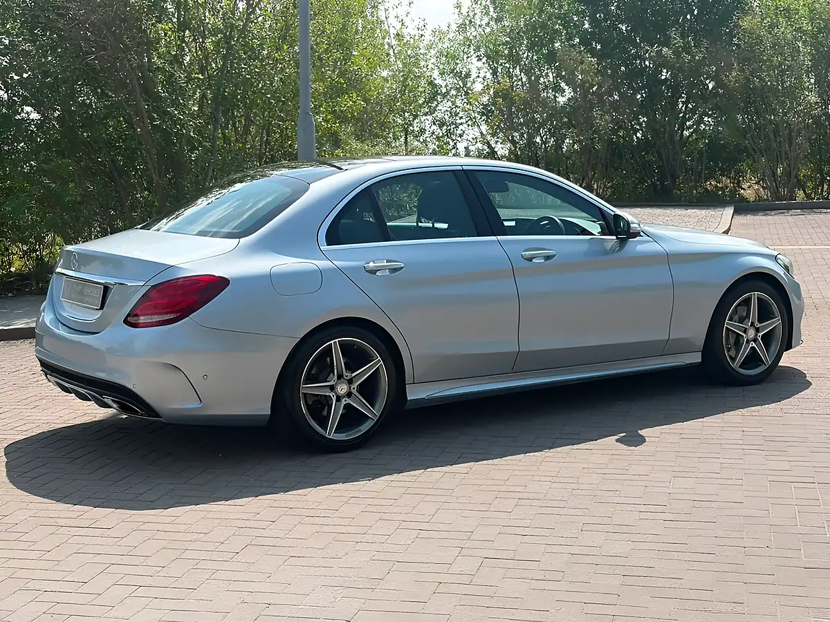 Used 2015 Mercedes-Benz C Class AMG Line Silver - Interior and Exterior details 3
