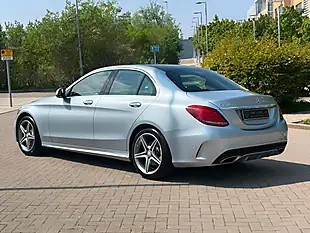 Used 2015 Mercedes-Benz C Class AMG Line Silver - Interior and Exterior details 4