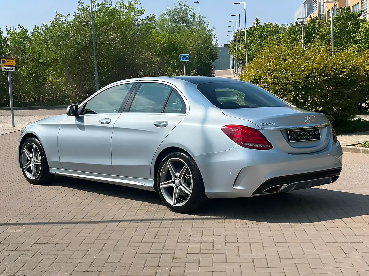 Used 2015 Mercedes-Benz C Class AMG Line Silver - Interior and Exterior details 4