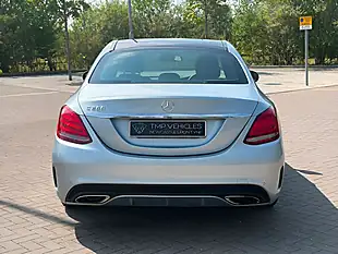 Used 2015 Mercedes-Benz C Class AMG Line Silver - Interior and Exterior details 5