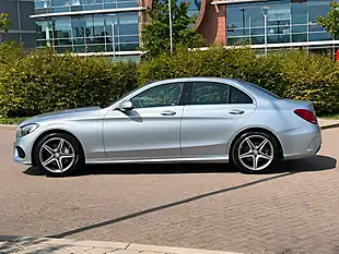 Used 2015 Mercedes-Benz C Class AMG Line Silver - Interior and Exterior details 9