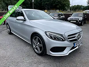 Used 2015 Mercedes-Benz C Class AMG Line Silver - Interior and Exterior details 2