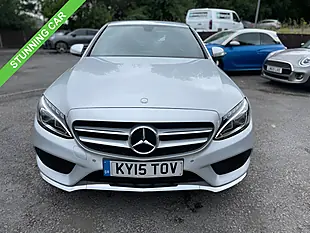Used 2015 Mercedes-Benz C Class AMG Line Silver - Interior and Exterior details 3