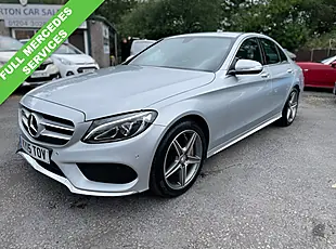 Used 2015 Mercedes-Benz C Class AMG Line Silver - Interior and Exterior details 4