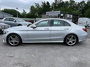 Used 2015 Mercedes-Benz C Class AMG Line Silver - Interior and Exterior details 5