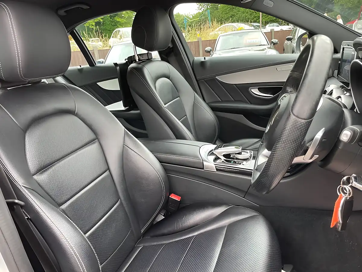 Used 2015 Mercedes-Benz C Class AMG Line Silver - Interior and Exterior details 8
