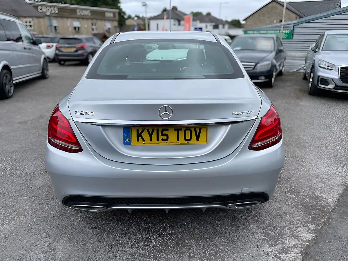 Used 2015 Mercedes-Benz C Class AMG Line Silver - Interior and Exterior details 9