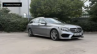 Used 2015 Mercedes-Benz C Class AMG Line Silver - Interior and Exterior details 10
